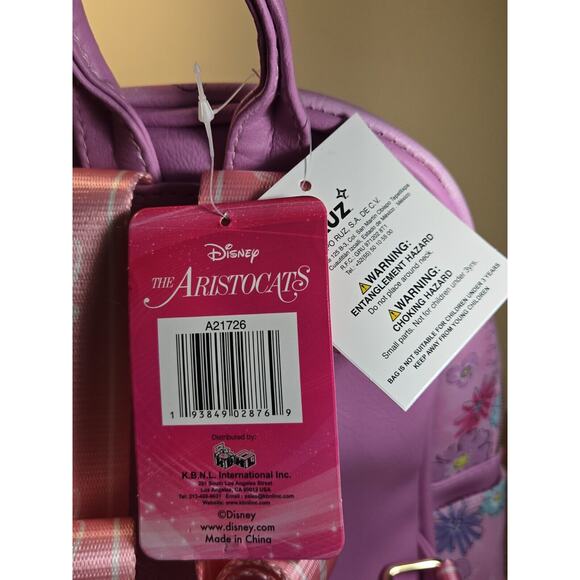 Disney The Aristocats Ruz 11″ Faux Leather Mini Backpack - Picture 10 of 15